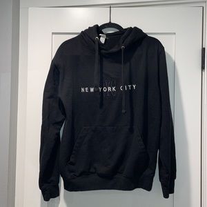 NYC black hoodie